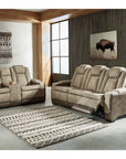 Next-Gen Durapella Performance Fabric Dual Power Reclining Sofa and Loveseat