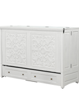 Artesian Cabinet Bed White
