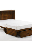 Daisy Murphy Cabinet Bed | Black Walnut Finish