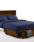 Daisy Murphy Cabinet Bed | Black Walnut Finish