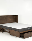 Louvre Murphy Cabinet With Mattress Normandy Finish