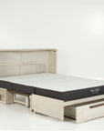 Louvre Murphy Cabinet With Mattress Provence Finish