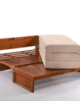 Cube Murphy Cabinet Bed & Mattress | Cherry