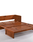 Cube Murphy Cabinet Bed & Mattress | Cherry