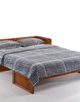 Cube Murphy Cabinet Bed & Mattress | Cherry