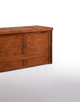 Cube Murphy Cabinet Bed & Mattress | Cherry