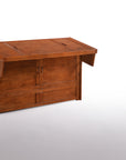 Cube Murphy Cabinet Bed & Mattress | Cherry