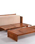 Cube Murphy Cabinet Bed & Mattress | Cherry