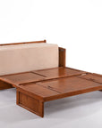 Cube Murphy Cabinet Bed & Mattress | Cherry