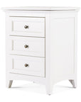 New Traditions Nightstand - White | Hidden Storage