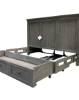 New Traditions Gray Murphy Bed