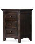 New Traditions Nightstand - Espresso | Hidden Storage