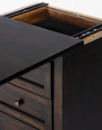 New Traditions Nightstand - Espresso | Hidden Storage