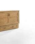 Poppy Murphy Cabinet With Mattress Harvest Brown Finish