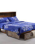 Poppy Murphy Cabinet With Mattress White Bark Finish