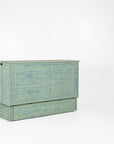 Poppy Murphy Cabinet With Mattress Seafoam Finish
