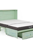 Poppy Murphy Cabinet With Mattress Seafoam Finish