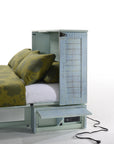 Poppy Murphy Cabinet With Mattress Sky Finish