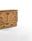 Ranchero Murphy Cabinet With Mattress Bakar Finish