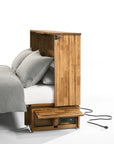 Ranchero Murphy Cabinet With Mattress Bakar Finish