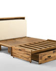 Ranchero Murphy Cabinet With Mattress Bakar Finish