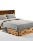Ranchero Murphy Cabinet With Mattress Bakar Finish