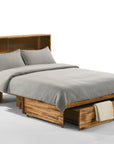 Ranchero Murphy Cabinet With Mattress Bakar Finish
