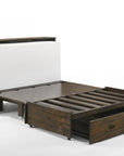 Ranchero Murphy Cabinet With Mattress Wildwood Finish