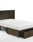Ranchero Murphy Cabinet With Mattress Wildwood Finish