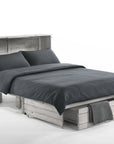 Ranchero Murphy Cabinet With Mattress Wildwood Vintage White Finish