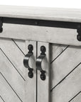 Ranchero Murphy Cabinet With Mattress Wildwood Vintage White Finish