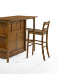 Siesta Desk Murphy Cabinet | Black Walnut