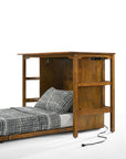 Siesta Desk Murphy Cabinet | Black Walnut