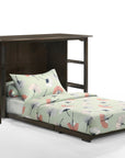 Siesta Desk Murphy Cabinet | Chocolate