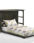 Siesta Desk Murphy Cabinet | Stonewash