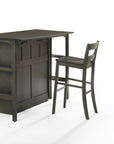 Siesta Desk Murphy Cabinet | Stonewash