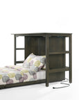 Siesta Desk Murphy Cabinet | Stonewash