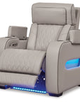 Boyington Dual Power Leather Recliner