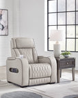 Boyington Dual Power Leather Recliner