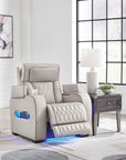 Boyington Dual Power Leather Recliner