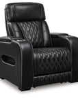 Boyington Dual Power Leather Recliner | Black