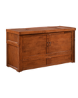 Cube Murphy Cabinet Bed & Mattress | Cherry