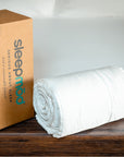 Cooling Comforter Set – Temperature-Regulating Eucalyptus Silk Comforter & Pillow Shams