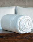 Cooling Comforter Set – Temperature-Regulating Eucalyptus Silk Comforter & Pillow Shams