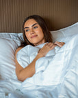 Cooling Comforter Set – Temperature-Regulating Eucalyptus Silk Comforter & Pillow Shams