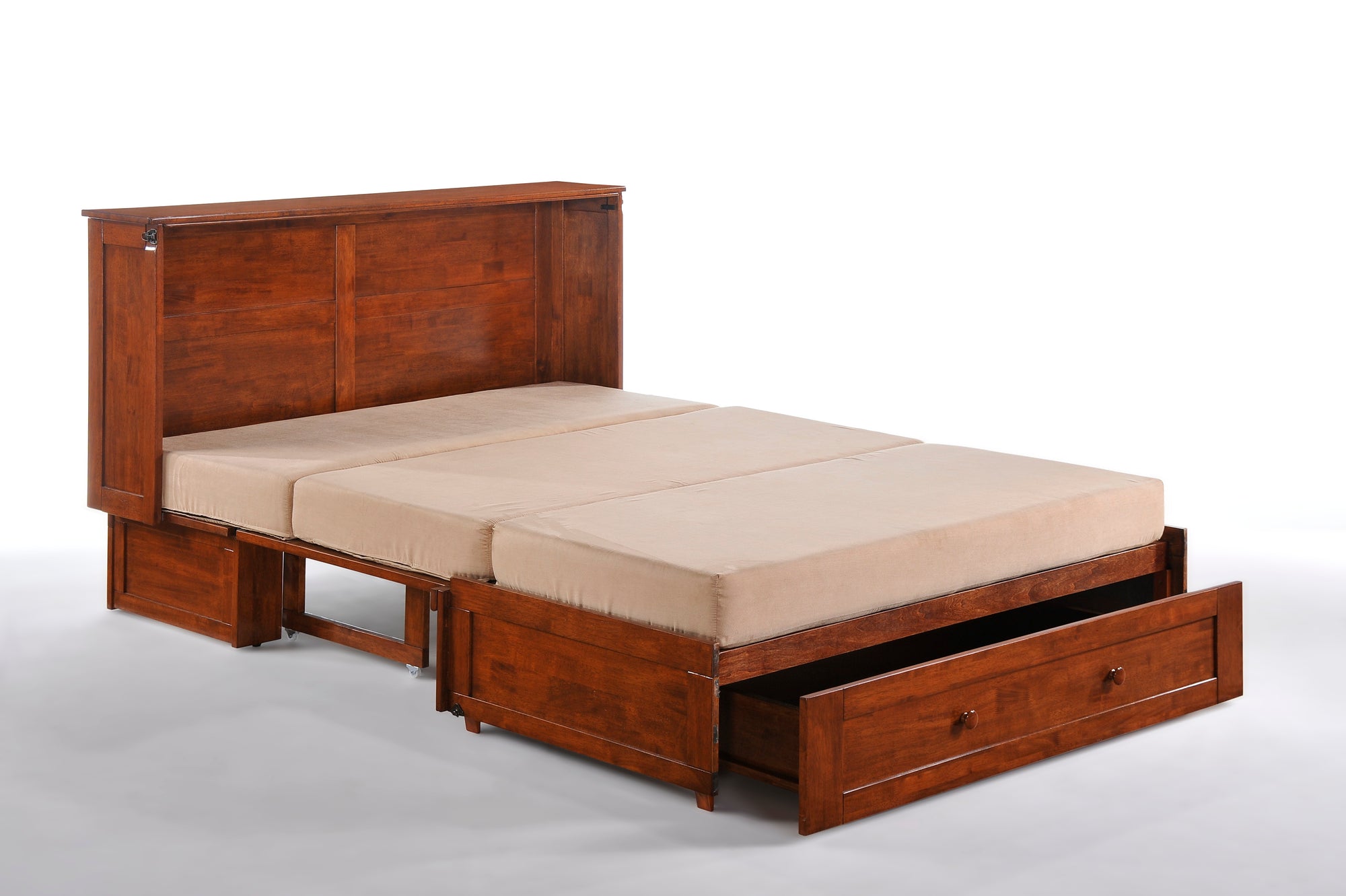 Clover Murphy Cabinet Bed - Cherry Finish