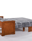 Cube Murphy Cabinet Bed & Mattress | Cherry
