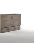 Poppy Murphy Cabinet With Mattress Brushed Driftwood Finish