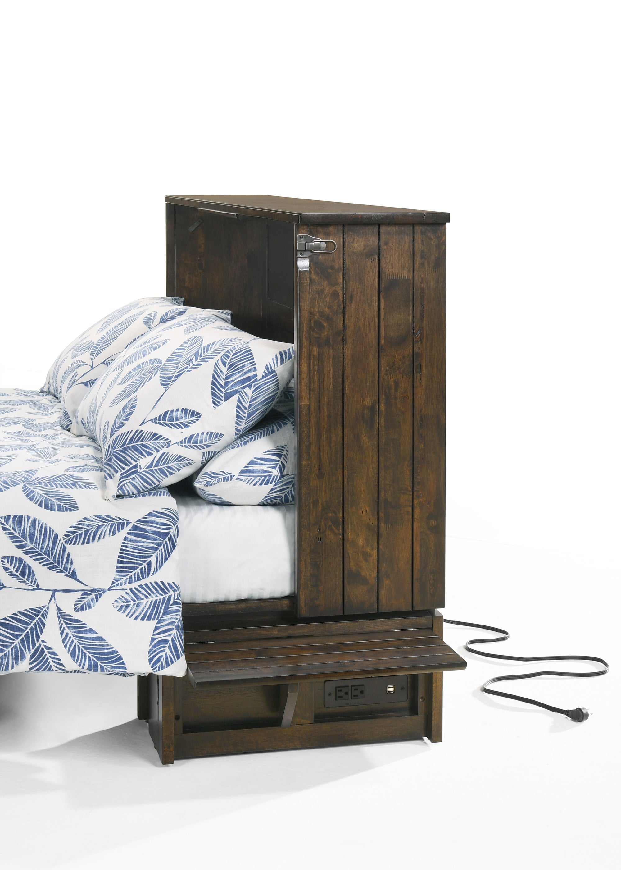 Ranchero Murphy Cabinet With Mattress Wildwood Finish