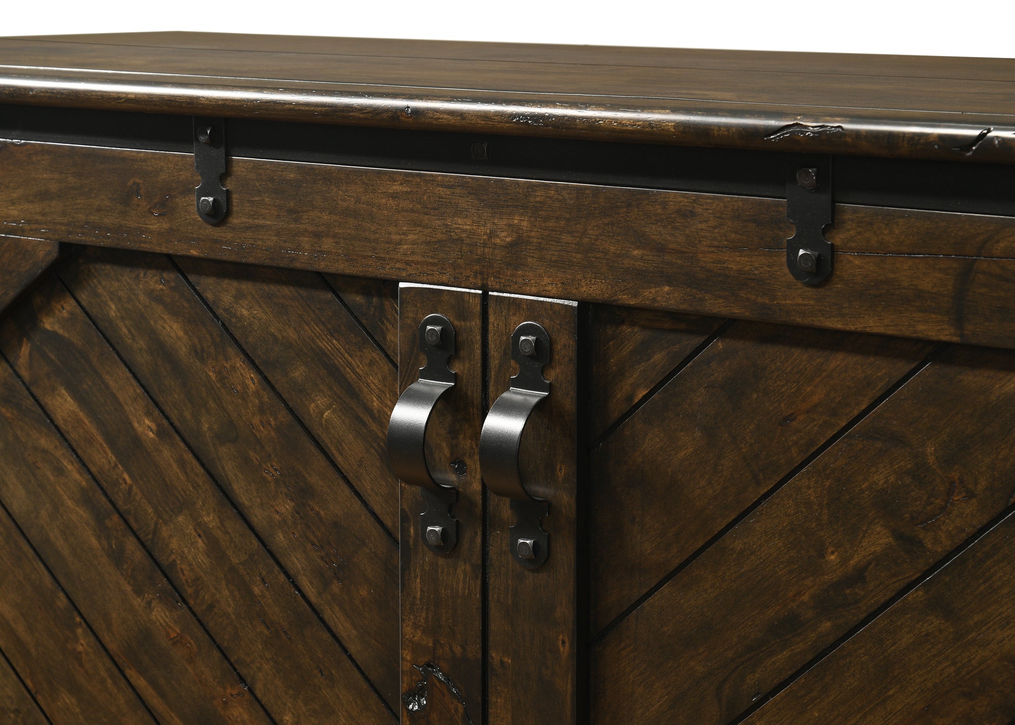 Ranchero Murphy Cabinet With Mattress Wildwood Finish